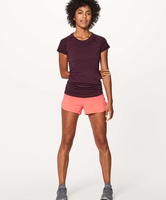 Lululemon Swiftly Tech Short Sleeve (Breeze) *Relaxed Fit - Poppy Coral ...