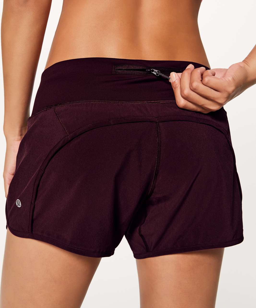 buy online store Lululemon Run Times Shorts Black and Stained