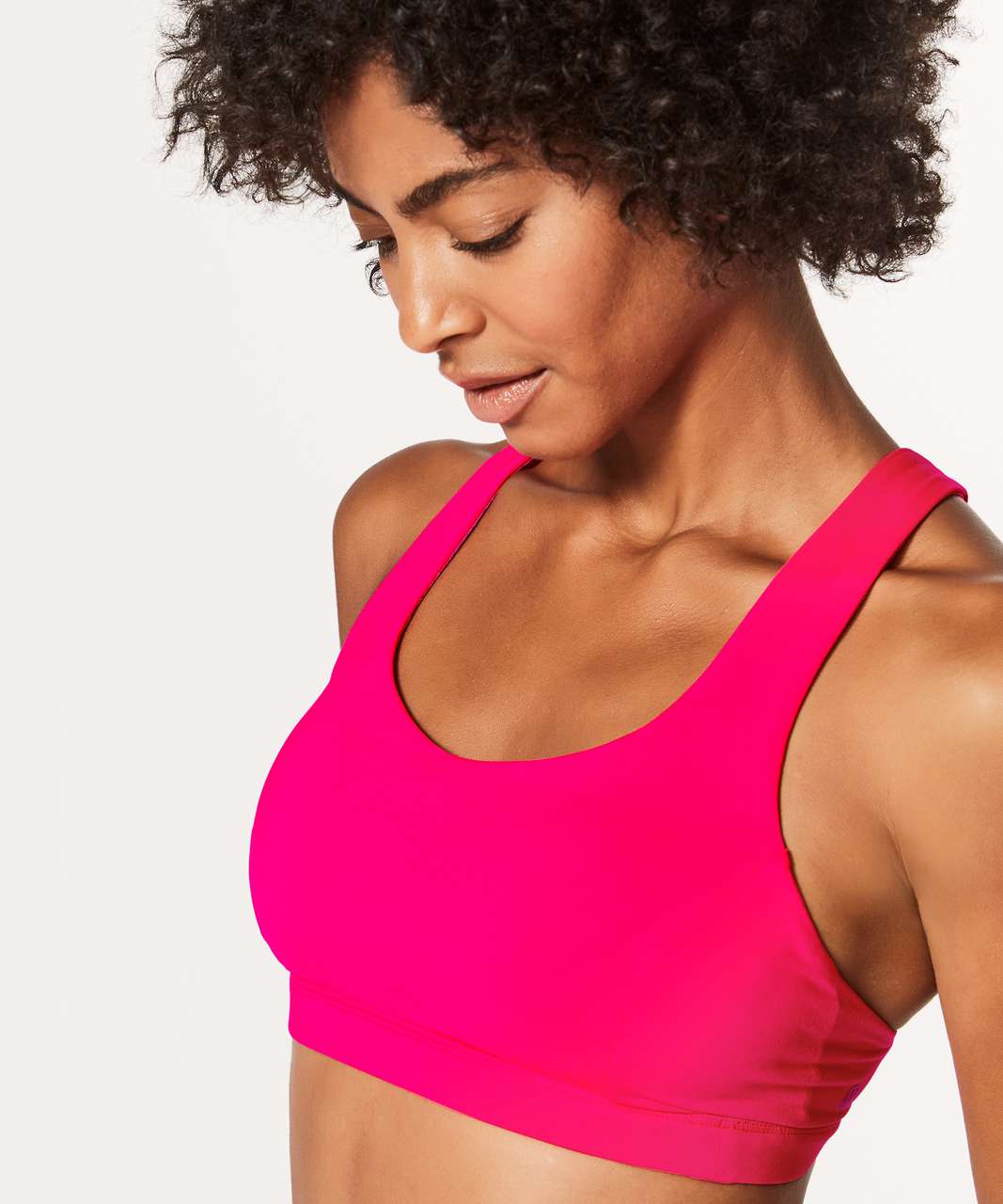 Lululemon Free To Be Serene Bra - Razzle - lulu fanatics