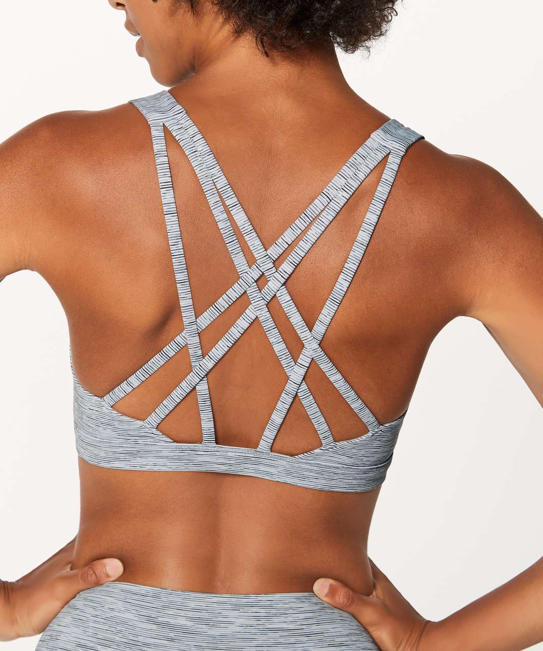 Lululemon Free To Be Serene Bra - Wee Are From Space Ice Grey Alpine White