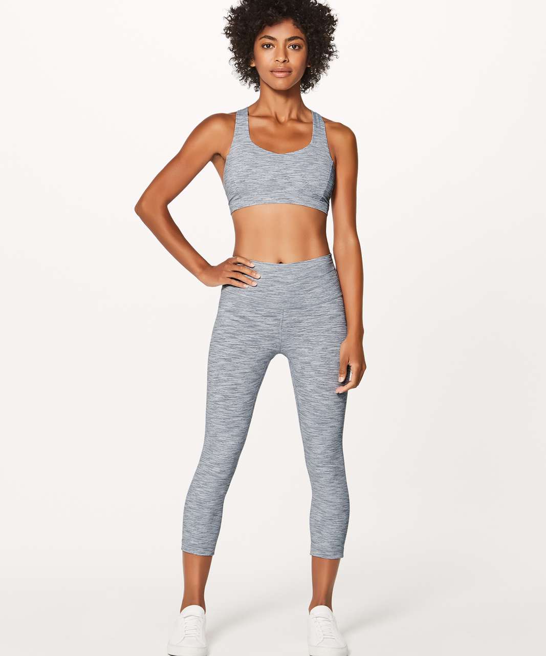 Lululemon Free To Be Serene Bra - Wee Are From Space Ice Grey Alpine White