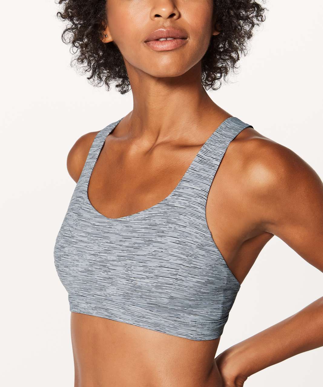 Lululemon Energy Bra - Wee Are From Space Ice Grey Alpine White