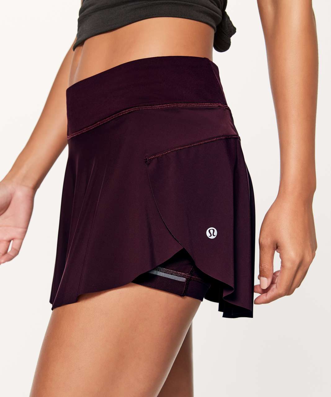 Lululemon Quick Pace Skirt (13") - Dark Adobe