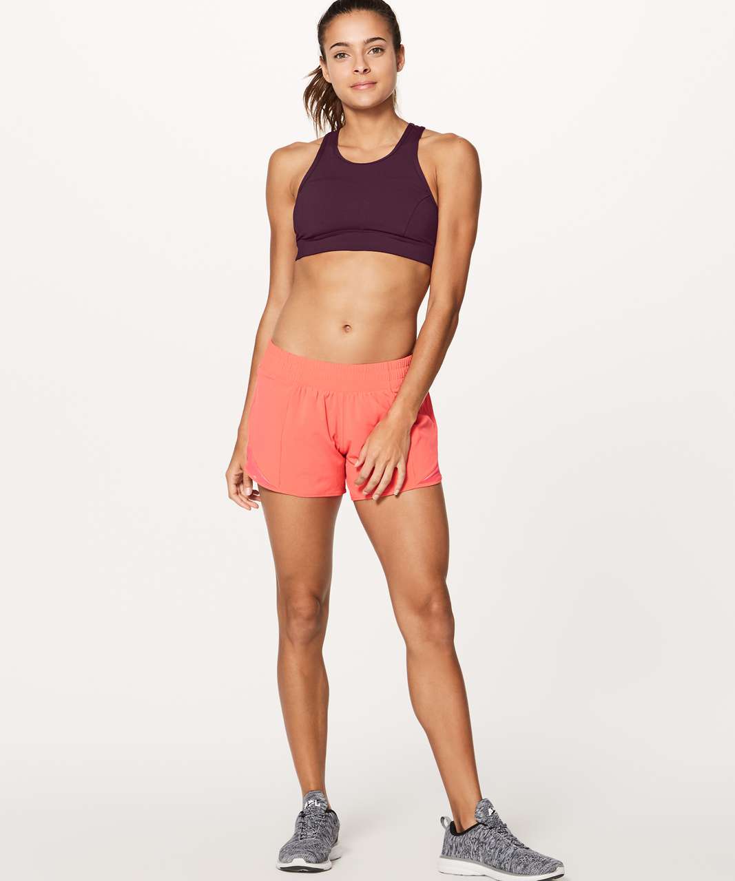 Lululemon Pace Perfect Bra (Storage) - Dark Adobe