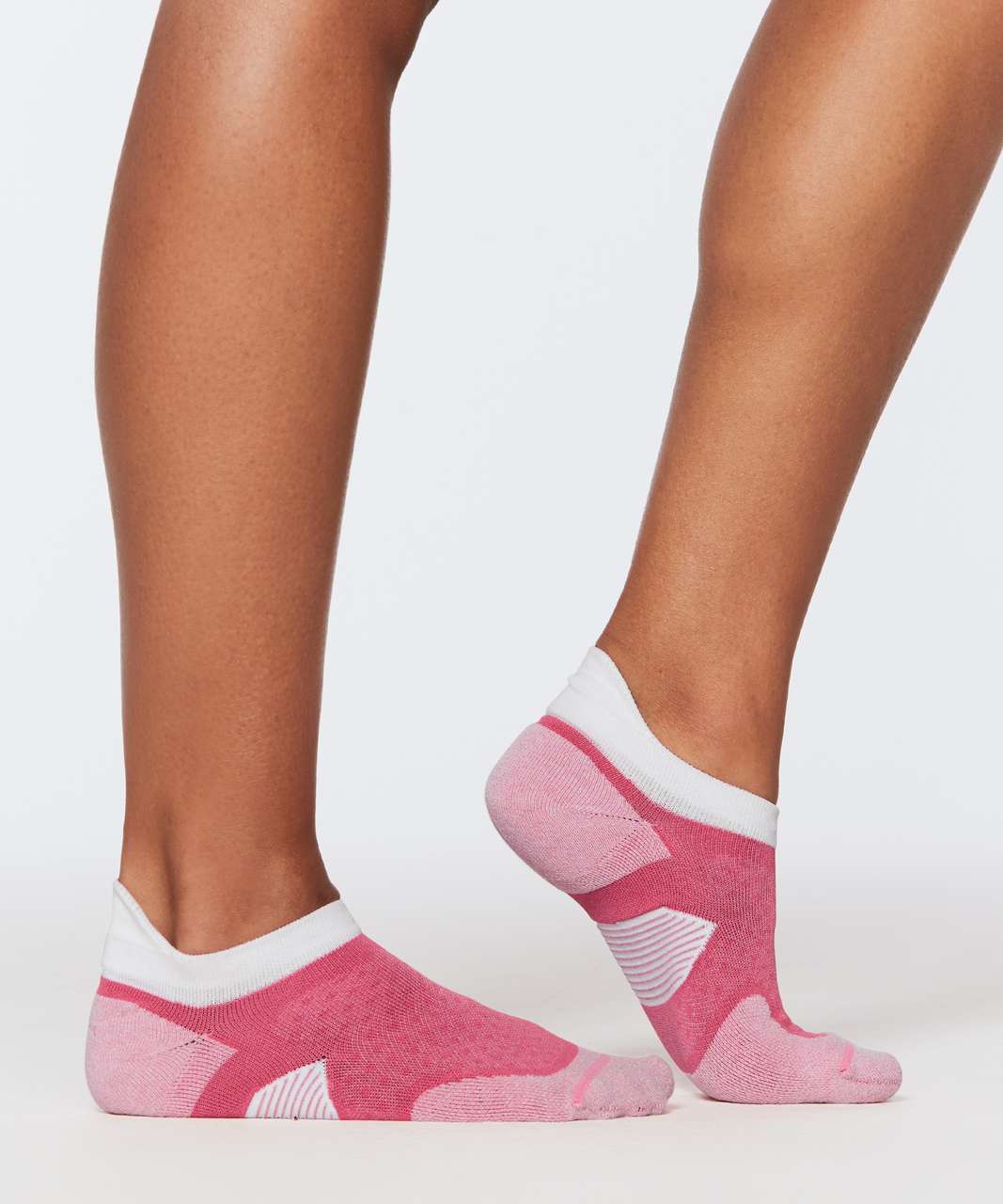 Lululemon Speed Sock *Silver - Strawberry Shock / Tropicoral