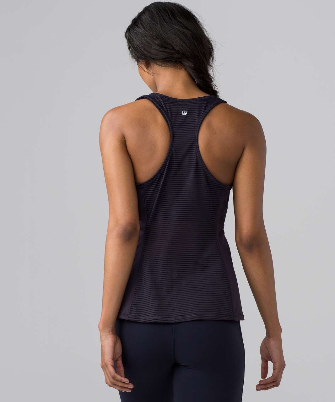 Lululemon Goal Crusher Tank (Stripe) - Boysenberry