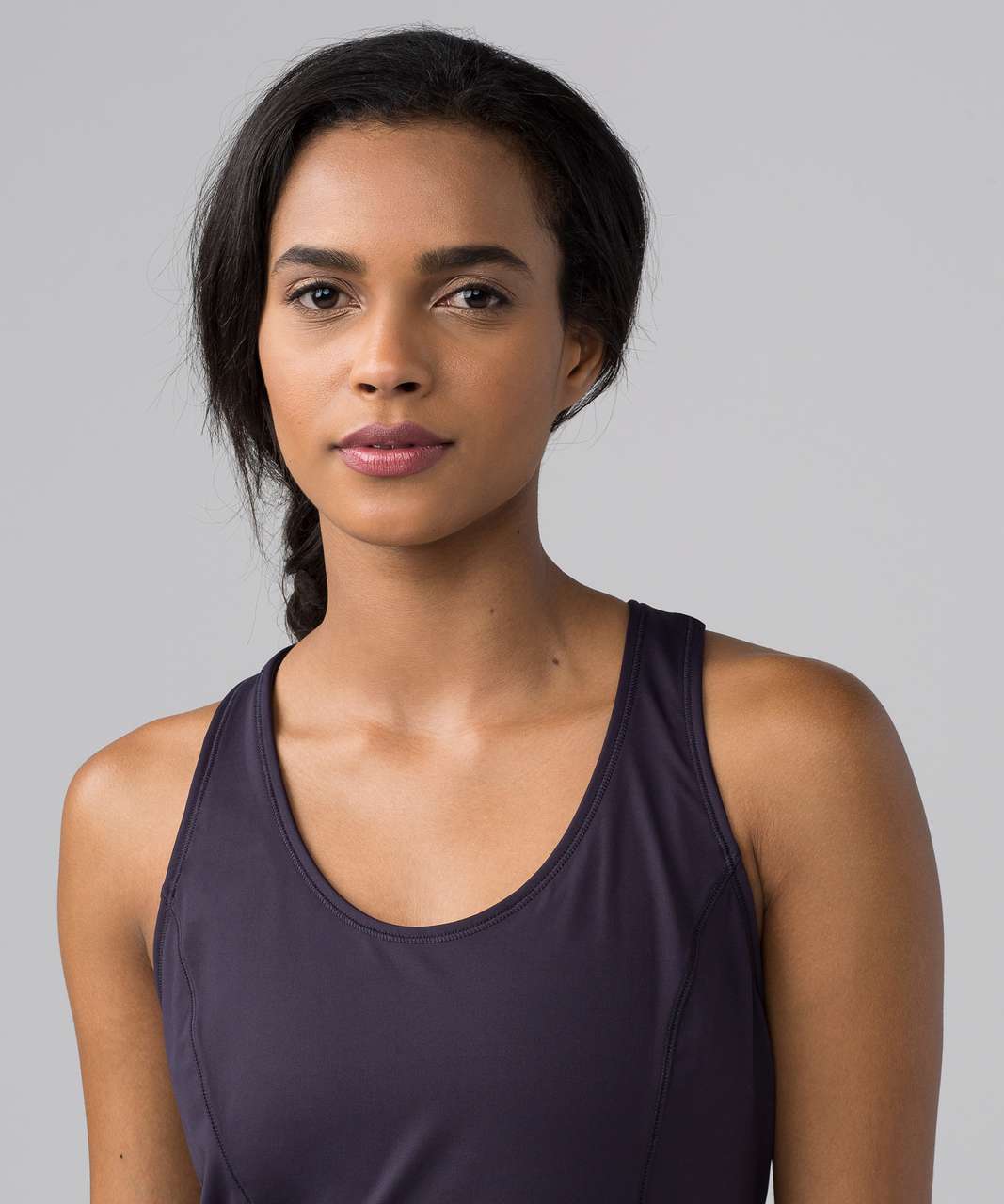 Lululemon Goal Crusher Tank (Stripe) - Boysenberry