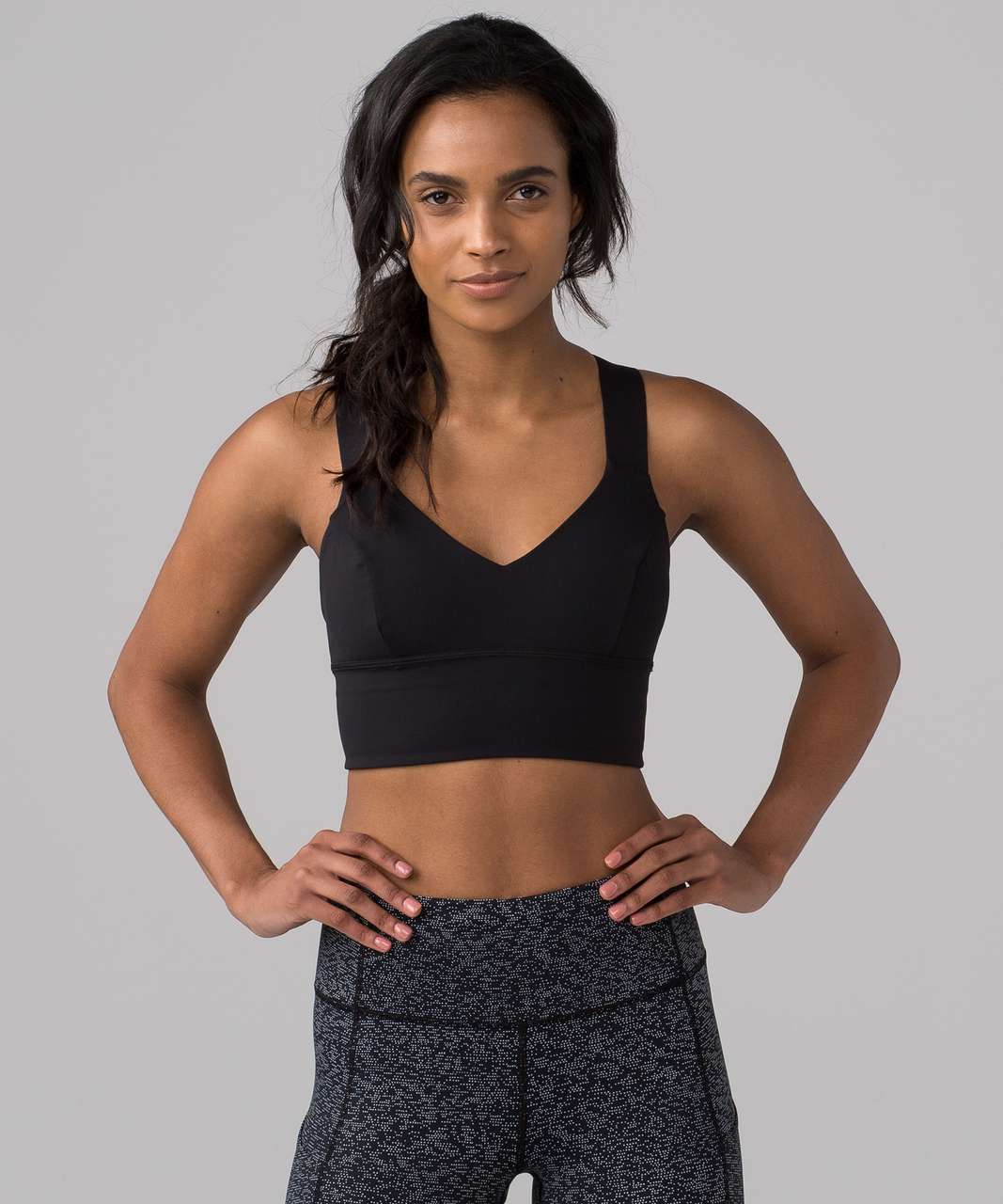 Lululemon Hold Your Form Bra - Black - lulu fanatics