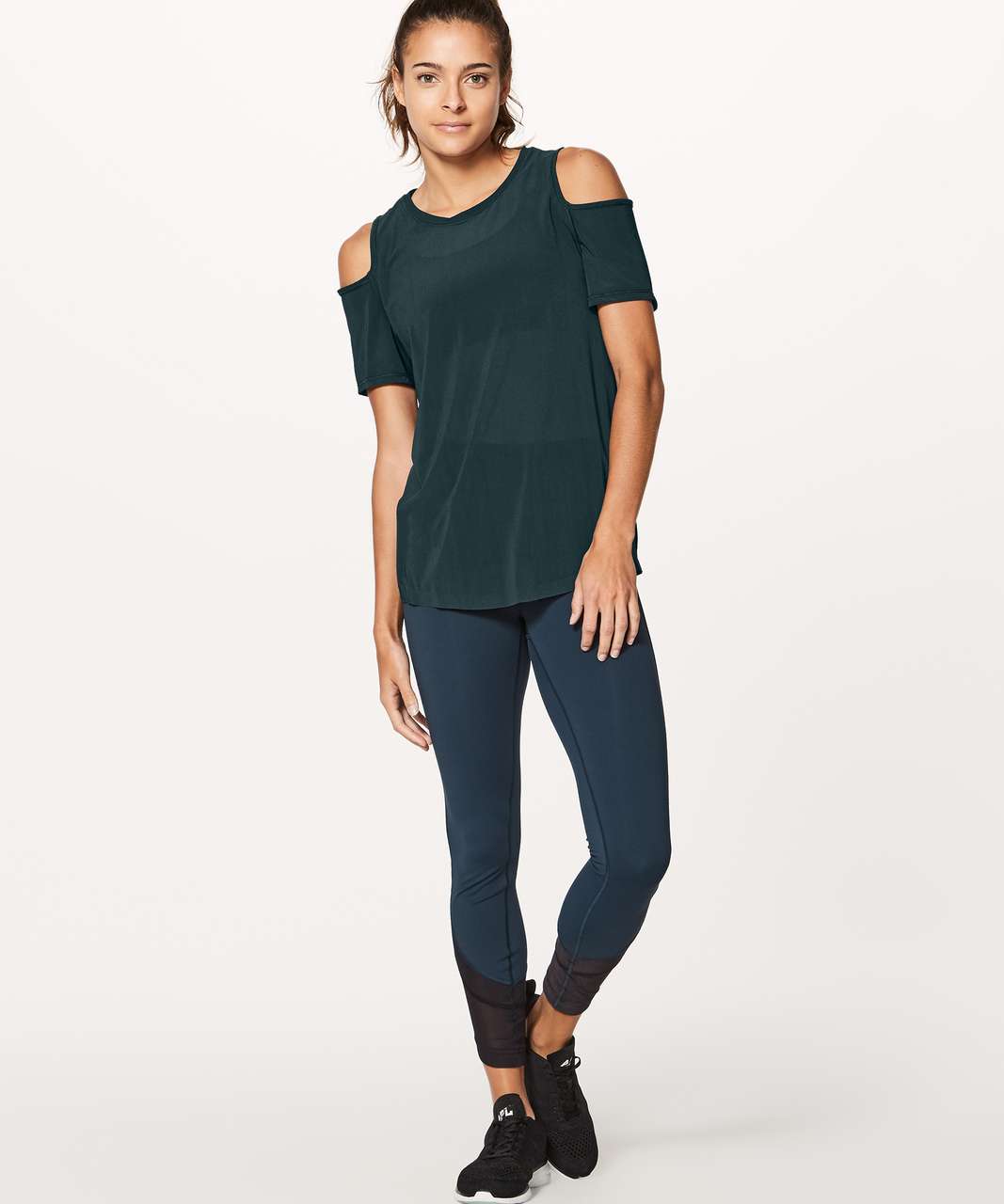 Lululemon Ready Set Go Short Sleeve - Submarine / Black - lulu fanatics