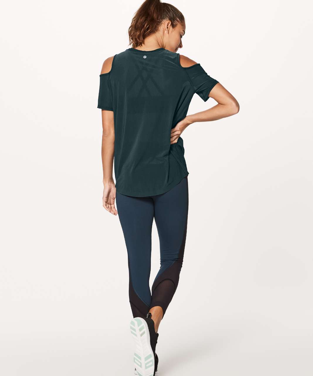 Lululemon Ready Set Go Short Sleeve - Submarine / Black