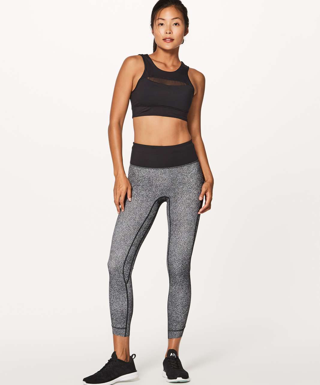 Lululemon Run For Days Crop - Black - lulu fanatics