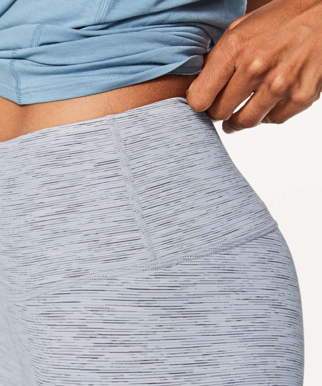 Lululemon Wunder Under Hi-Rise 7/8 Tight *Luxtreme 25" - Wee Are From Space Ice Grey Alpine White