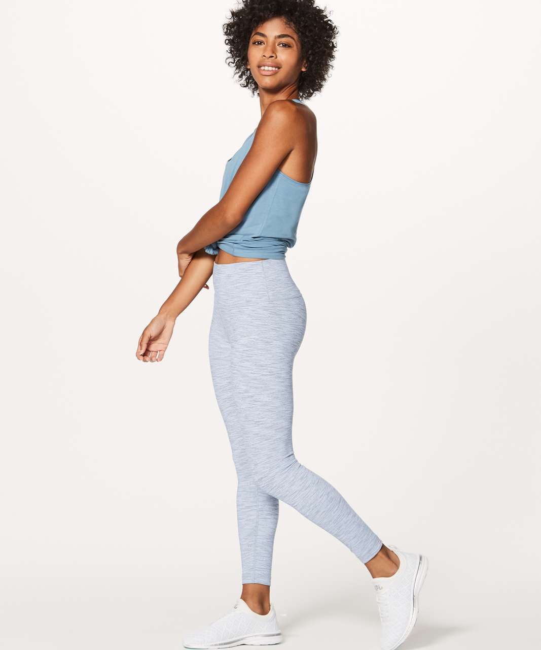 Lululemon Wunder Under Hi-Rise 7/8 Tight *Luxtreme 25" - Wee Are From Space Ice Grey Alpine White