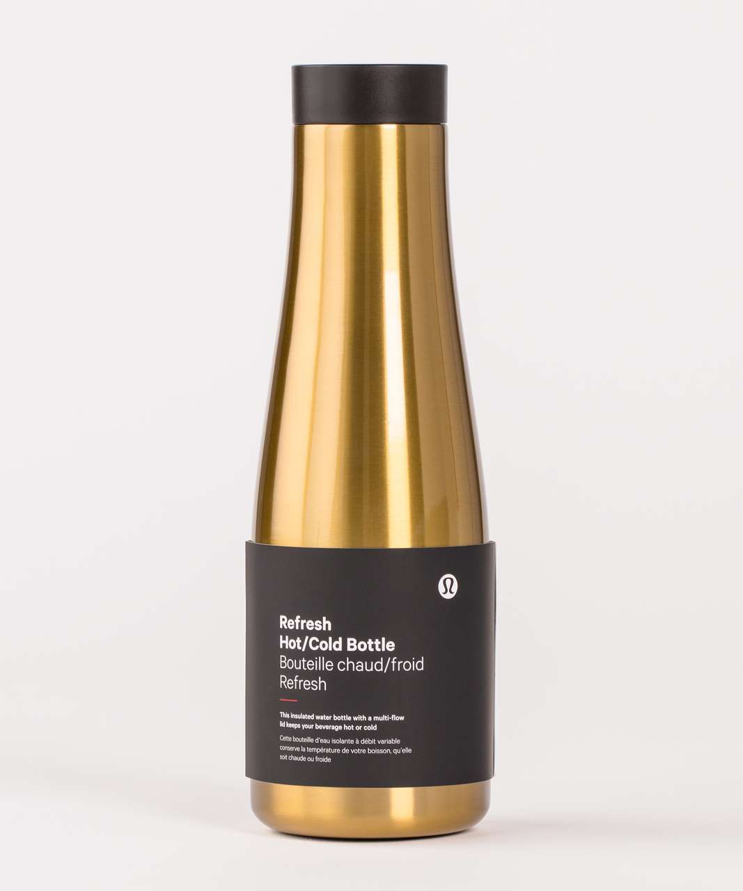 Lululemon Refresh Hot/Cold Bottle - Brushed Gold - lulu fanatics