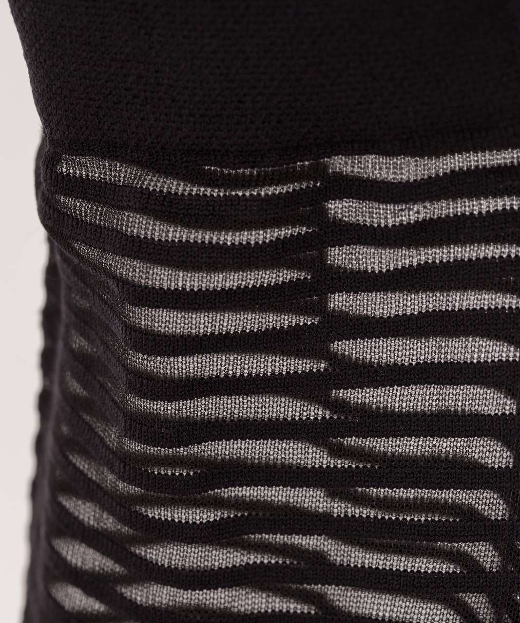 Lululemon Light On Your Toes Sock - Black (Striped)