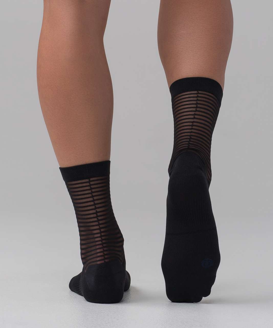 Lululemon Light On Your Toes Sock - Black (Striped)