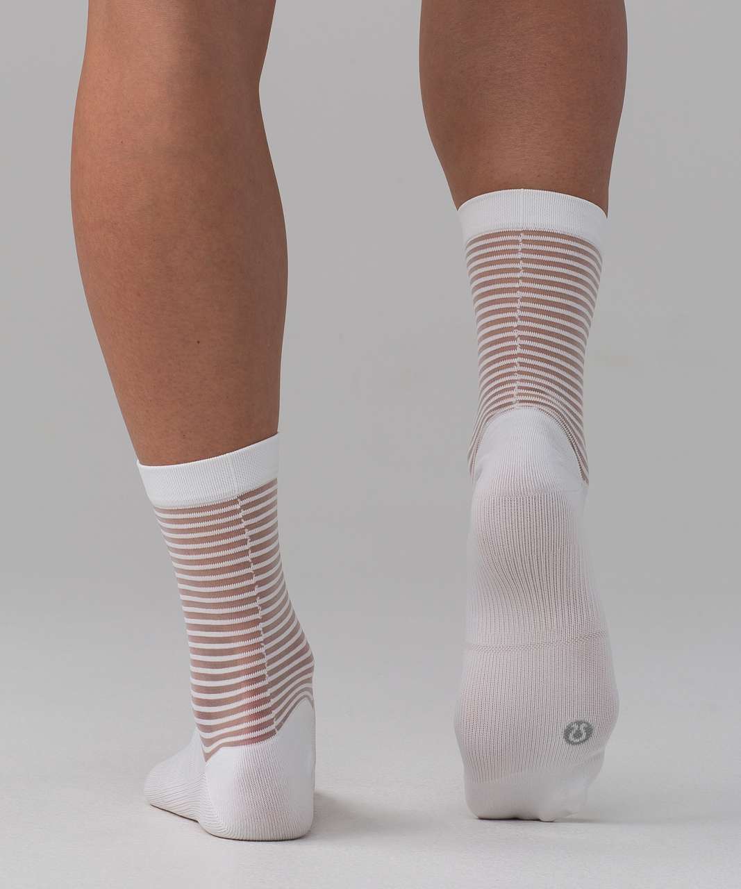 Lululemon Light On Your Toes Sock - White (Striped)