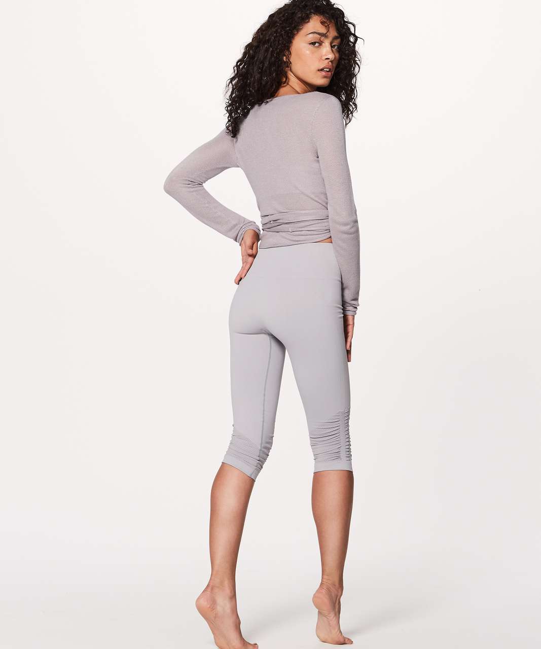 Lululemon Heart Opener Knit Wrap (Taryn Toomey Collection) - Faint Mauve