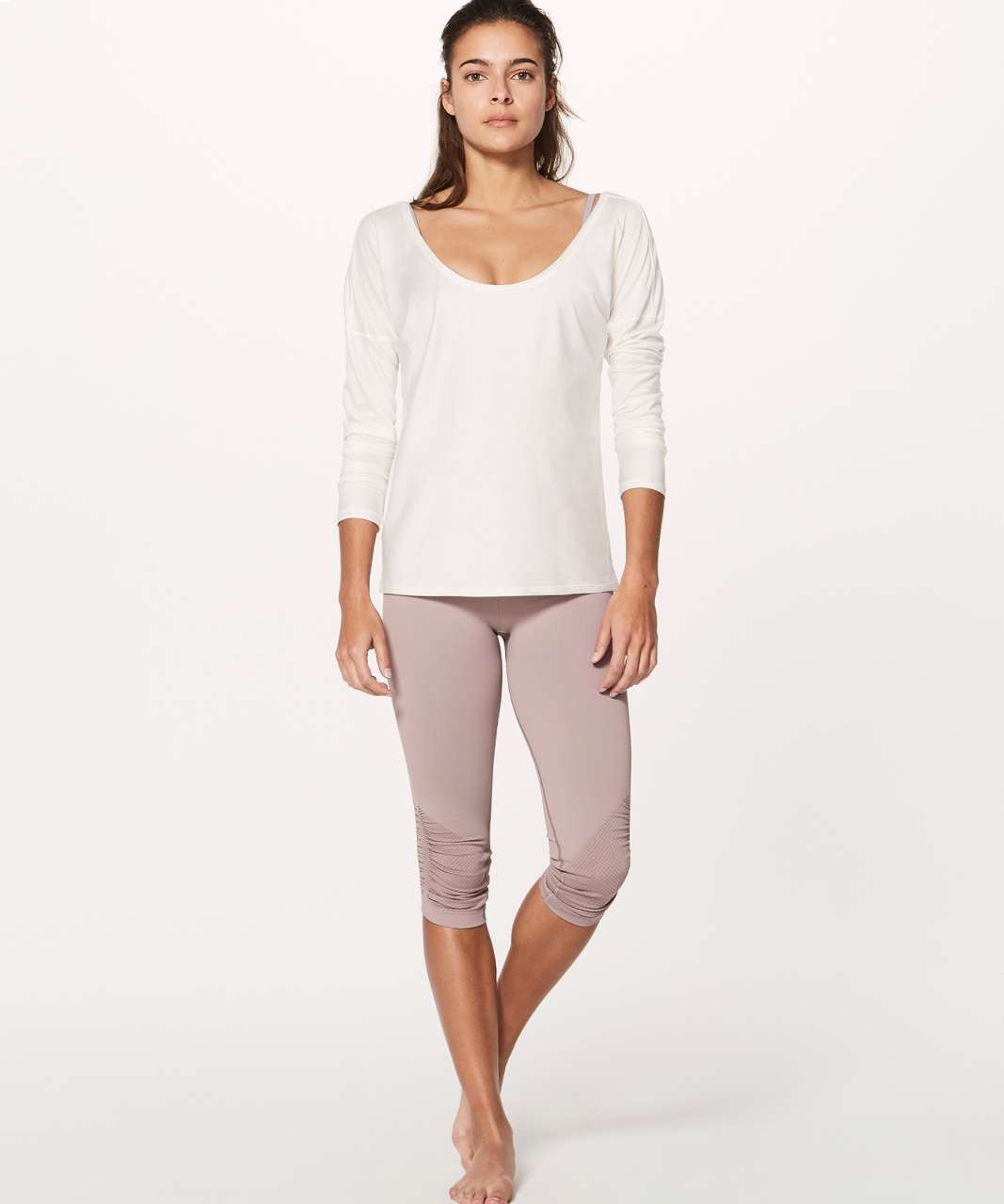 Lululemon Heart Opener Long Sleeve (Taryn Toomey Collection) - White