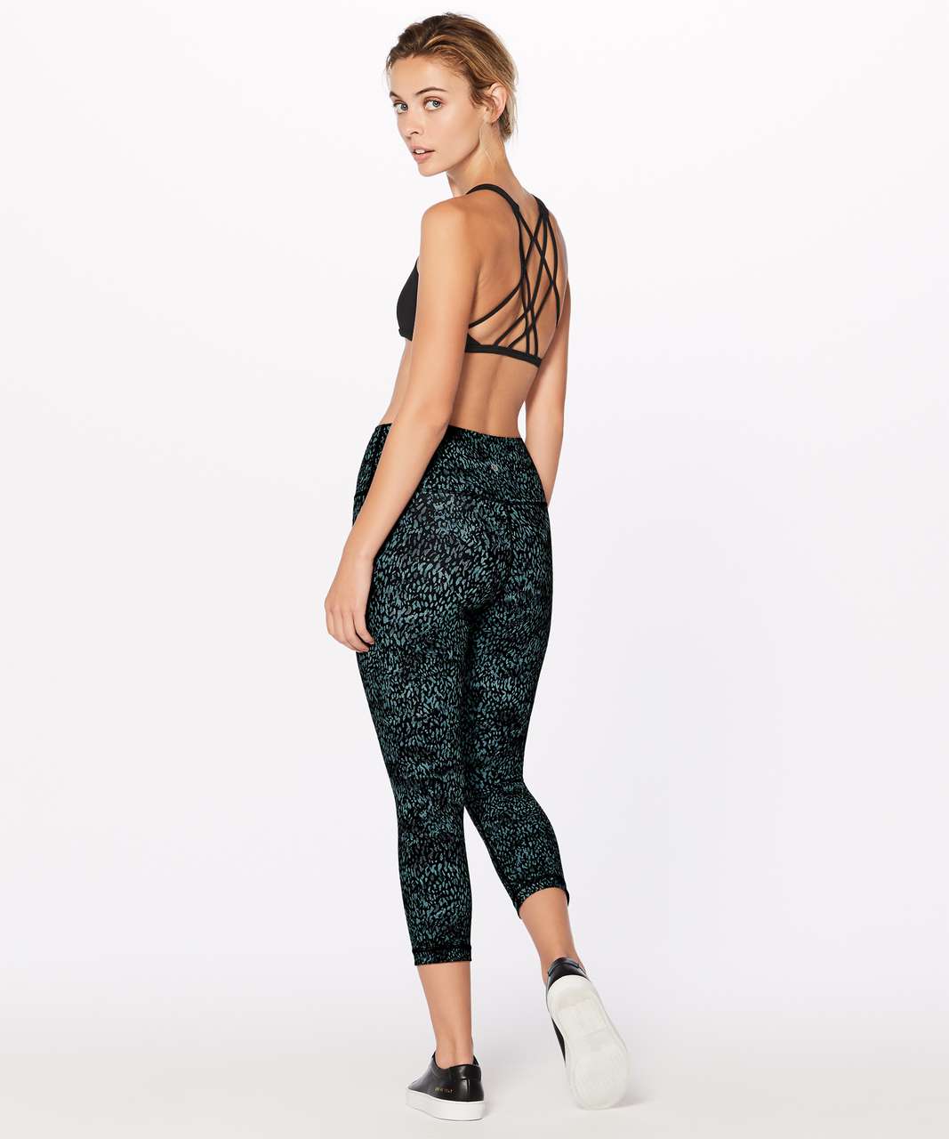 Lululemon Wunder Under Crop (Hi-Rise) (Full-On Luxtreme 21") - Illuminate Multi Black