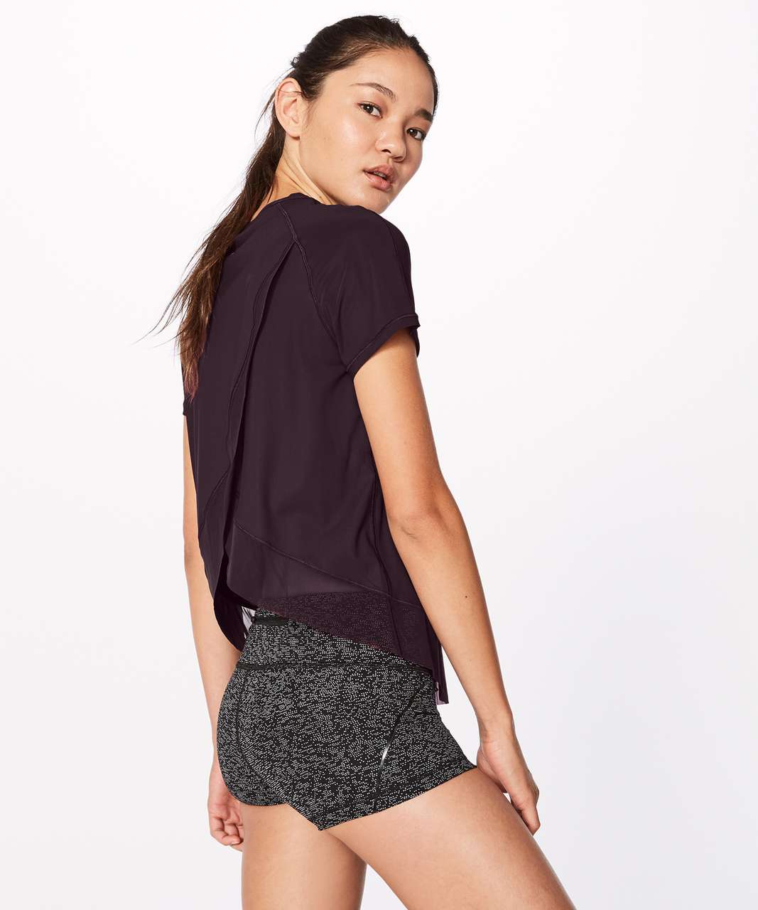 Lululemon Quick Pace Short Sleeve - Dark Adobe