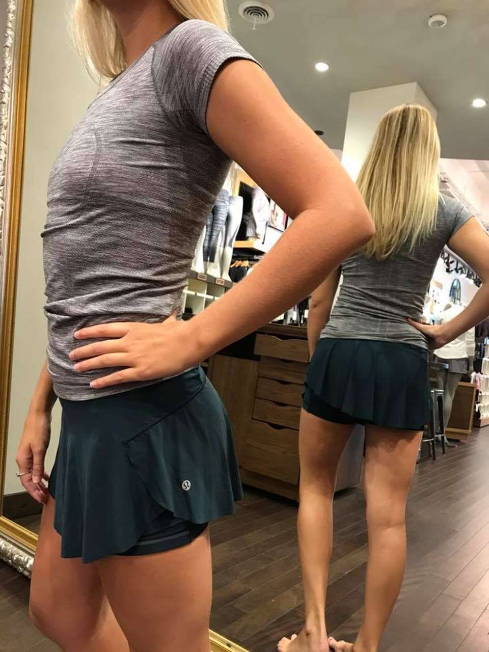 Lululemon Quick Pace Skirt (13") - Jaded