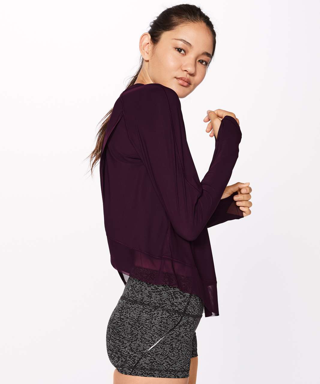 Lululemon Quick Pace Long Sleeve - Dark Adobe