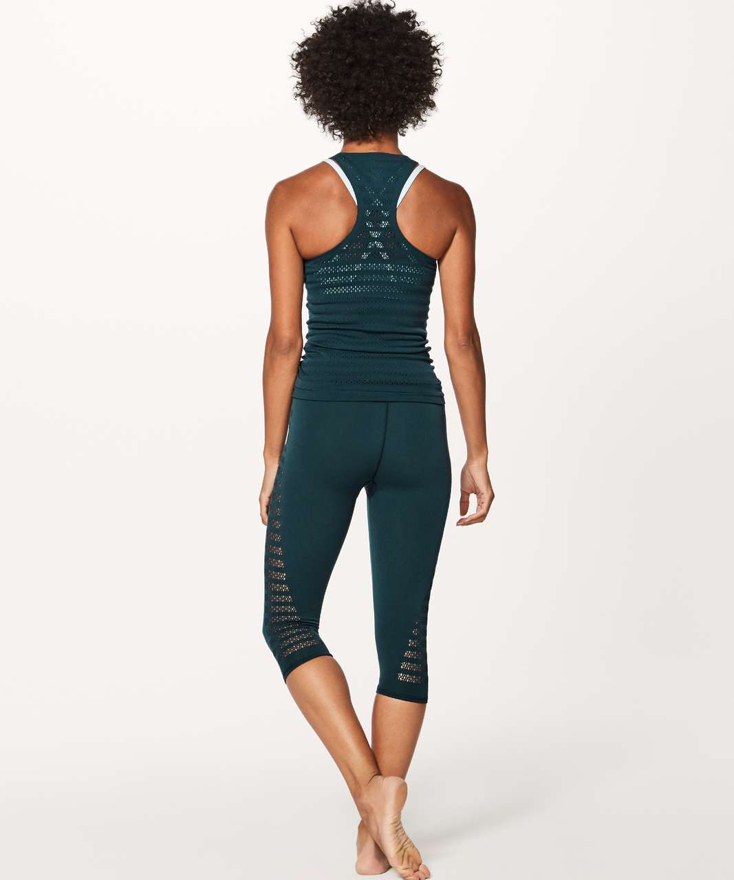 Lululemon Reveal Crop (15) - Midnight Navy - lulu fanatics