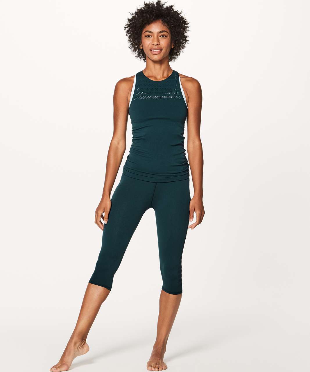 Lululemon - Reveal Crop Top*Stripes (Submarine) (LL01889) – Yogafitwear