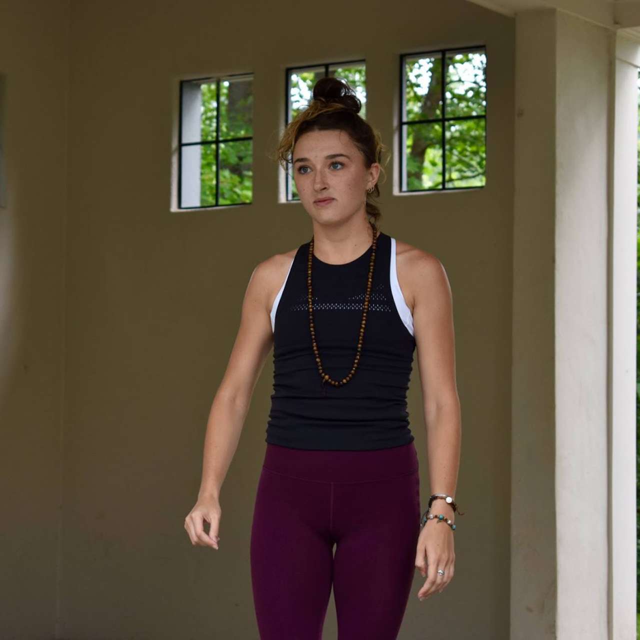 Lululemon Reveal 7/8 Tight (Stripes 25) - Dark Adobe - lulu fanatics