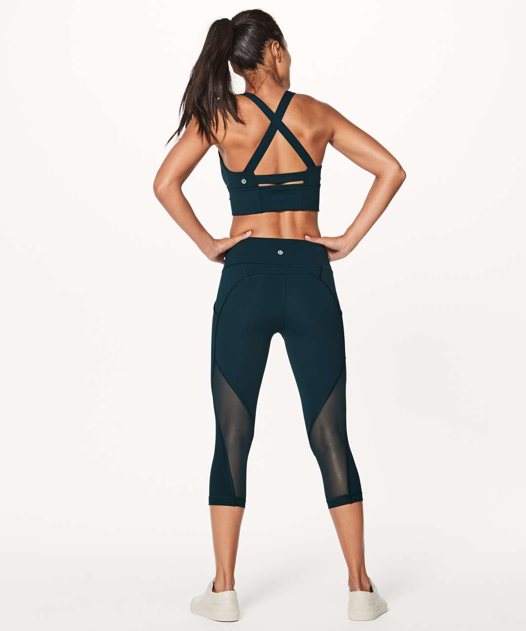 Lululemon Sweat Your Heart Out Crop (21) - Submarine - lulu fanatics