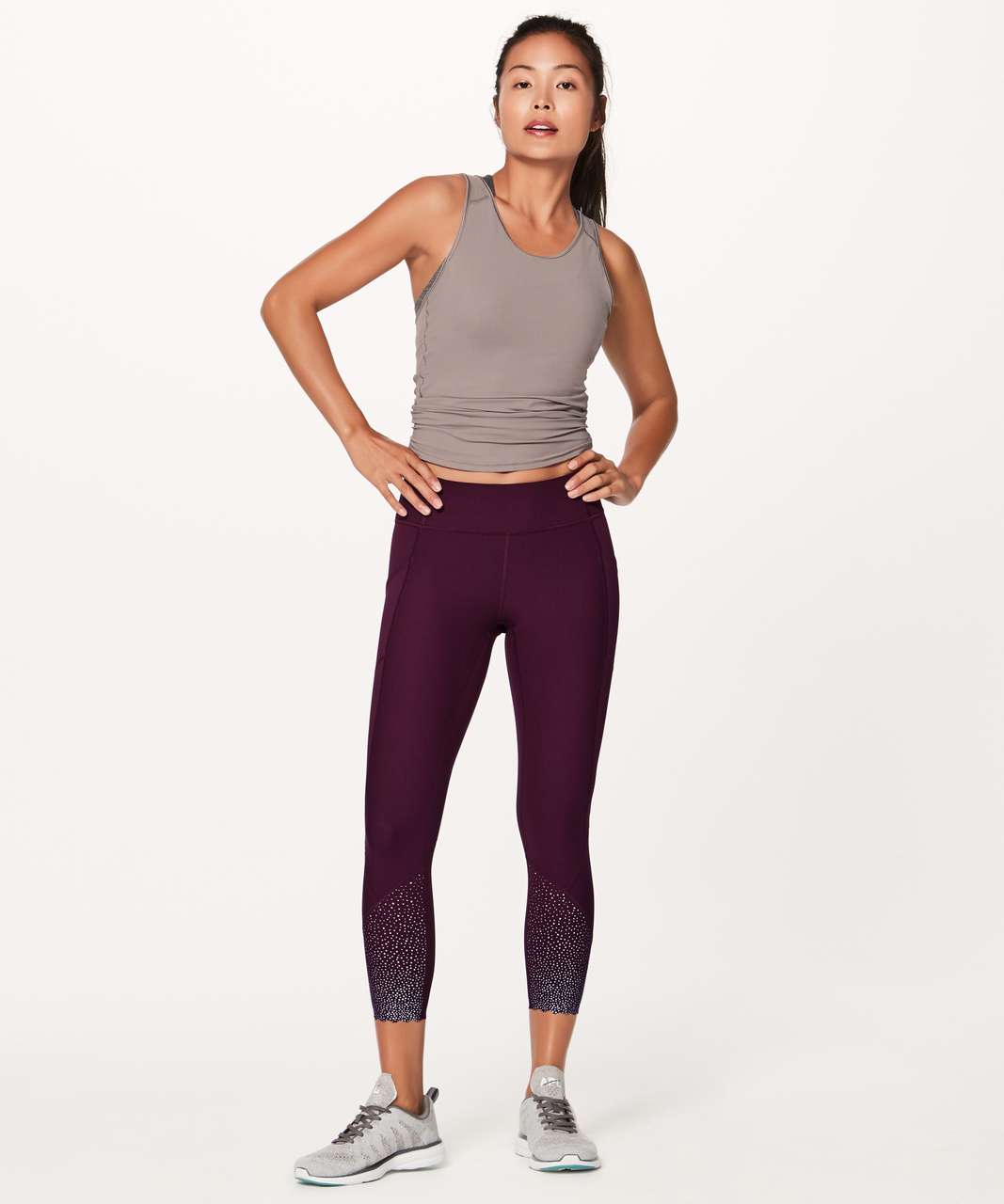 Lululemon Tight Stuff Tight - Star Pixel Raspberry Bordeaux Drama