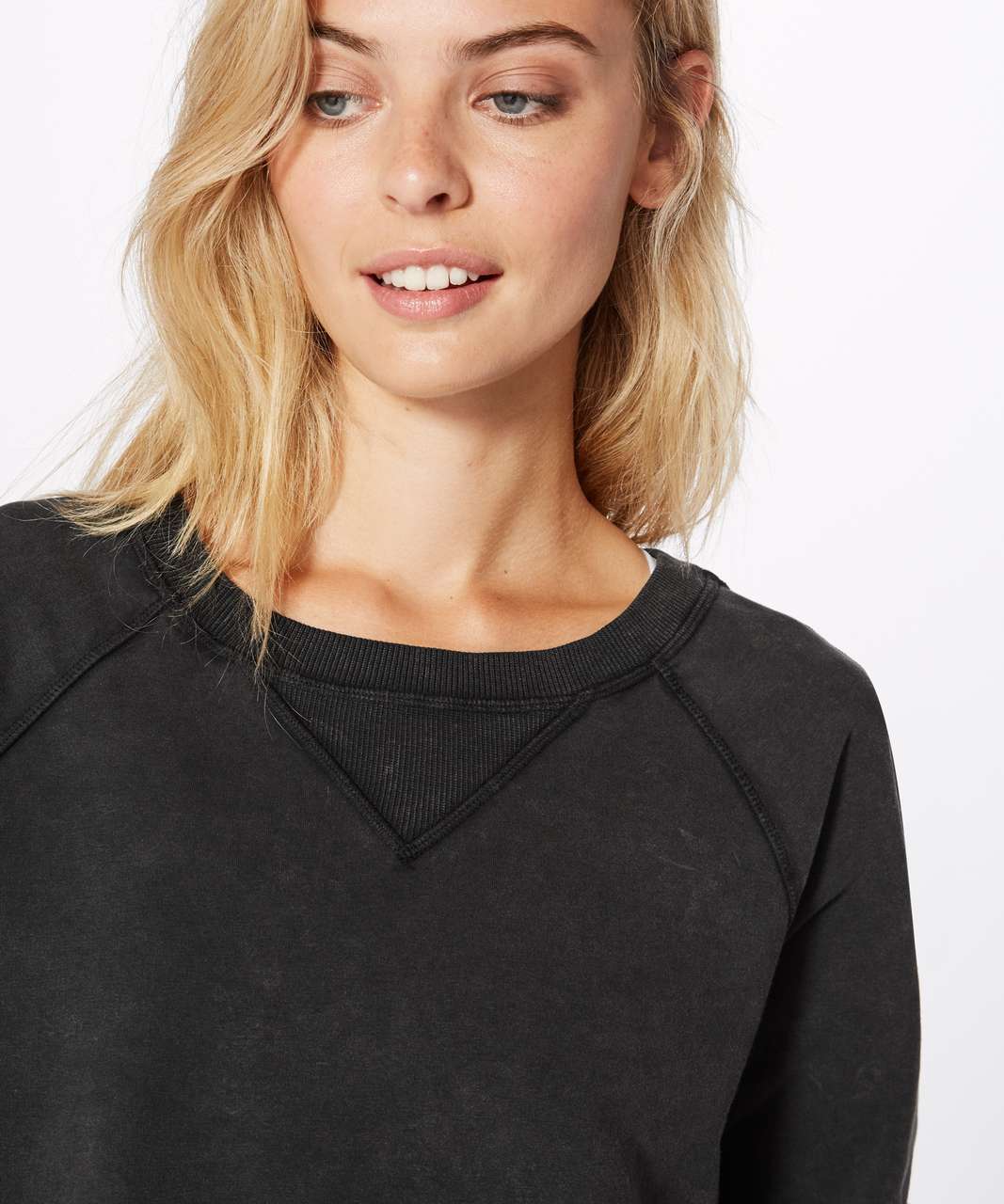 Lululemon Loop Back Crew - Black