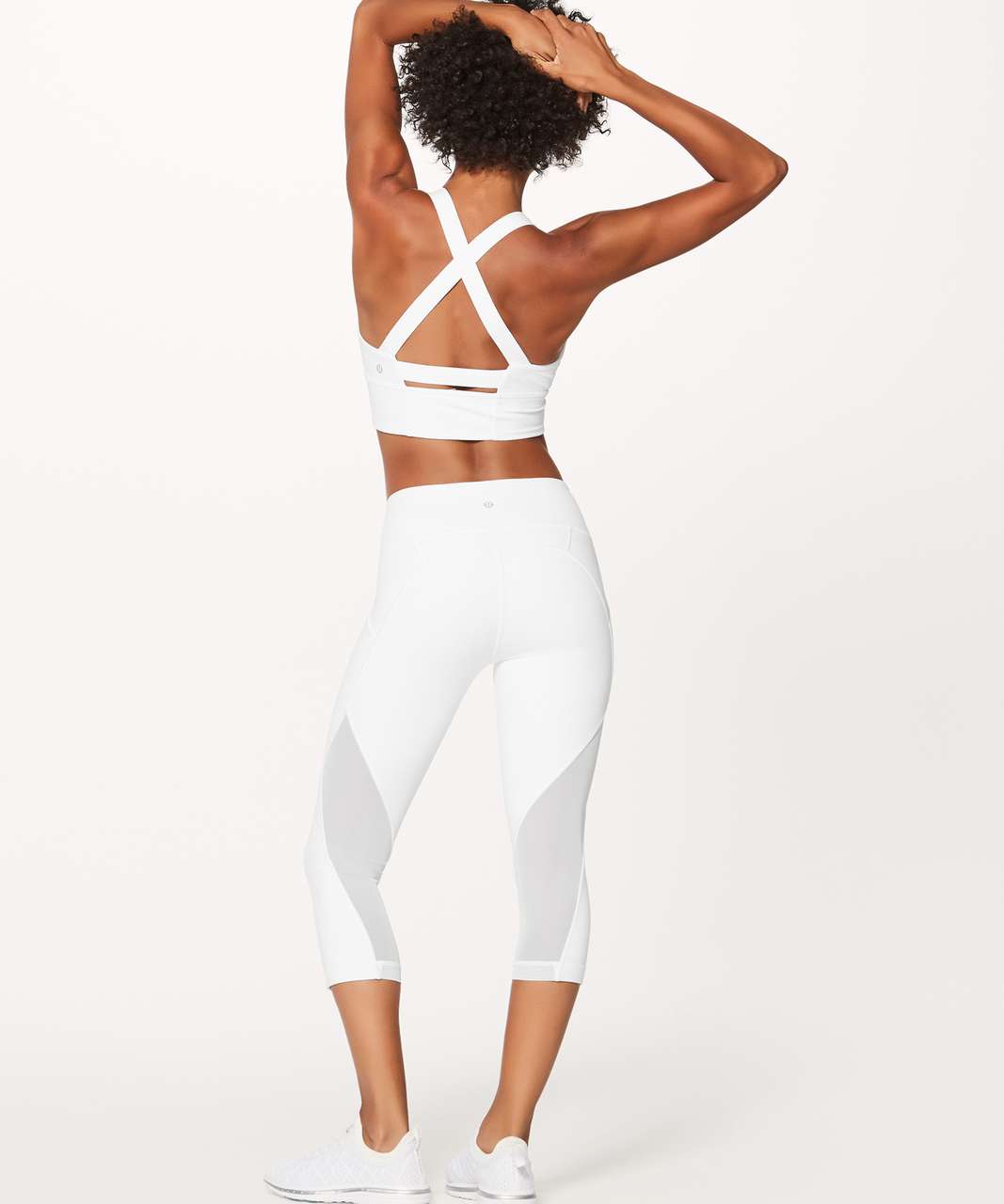 Lululemon Sweat Your Heart Out Bra - White