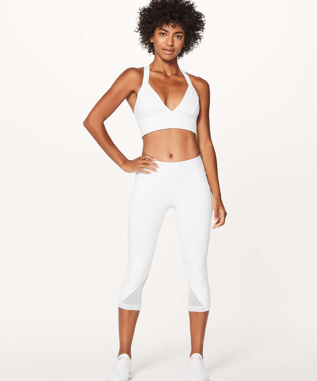 Lululemon Sweat Your Heart Out Bra - White