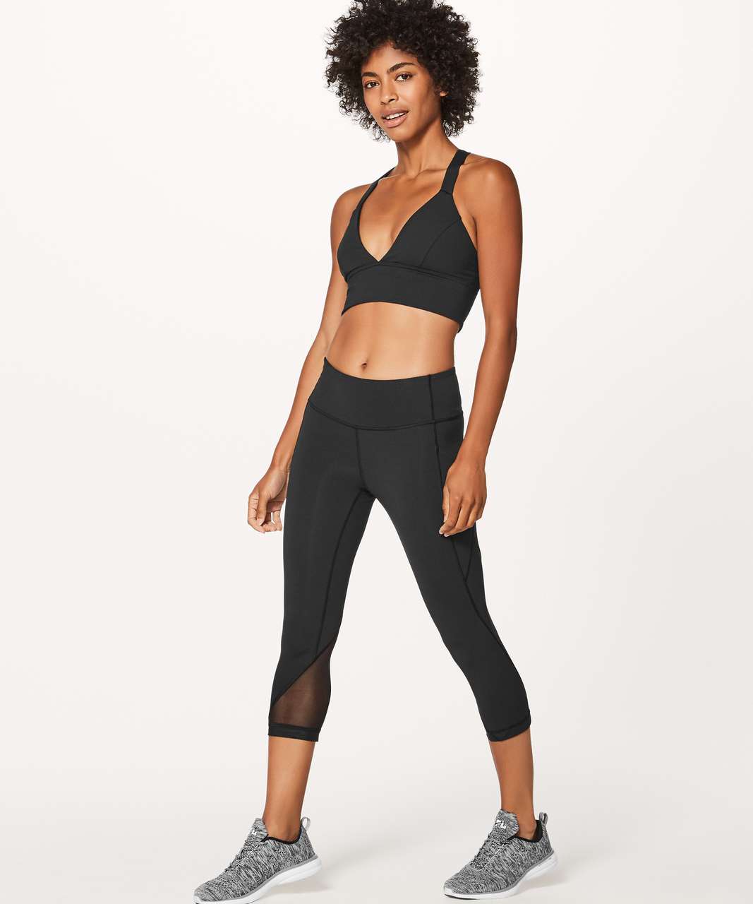 Lululemon Quiet Within Bra - Black - lulu fanatics