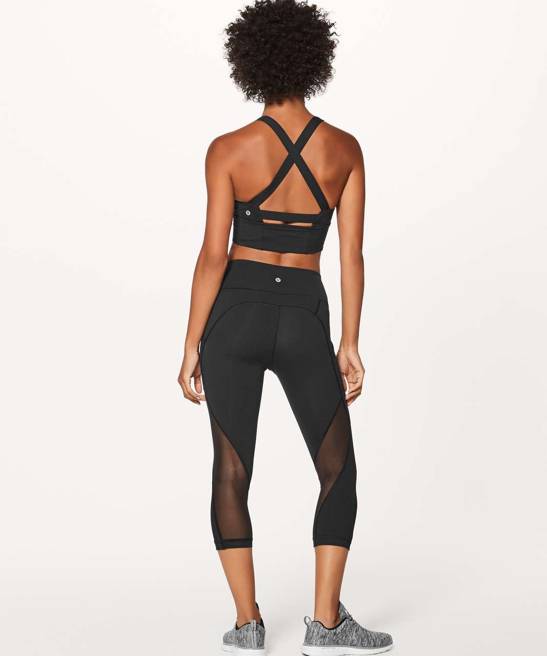 Lululemon Sweat Your Heart Out Bra - Black - lulu fanatics