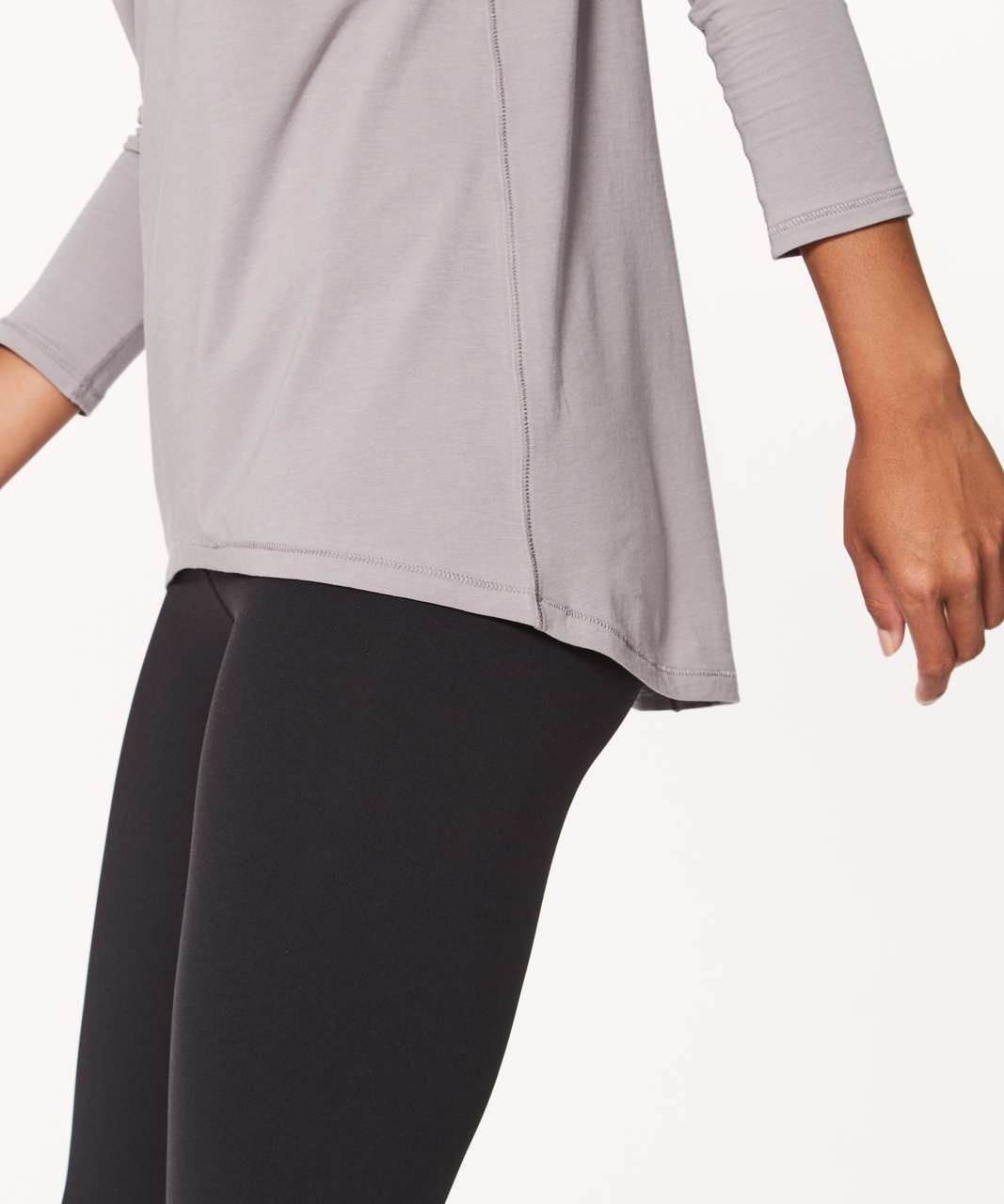 Lululemon Another Round Long Sleeve - Dark Chrome