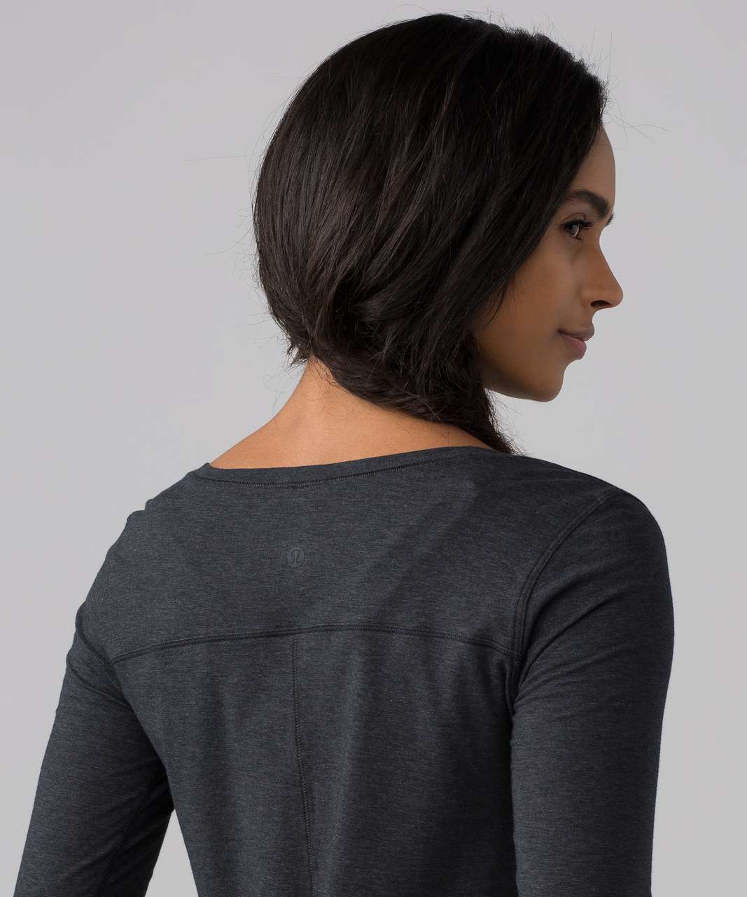 Lululemon Another Round Long Sleeve - Heathered Black