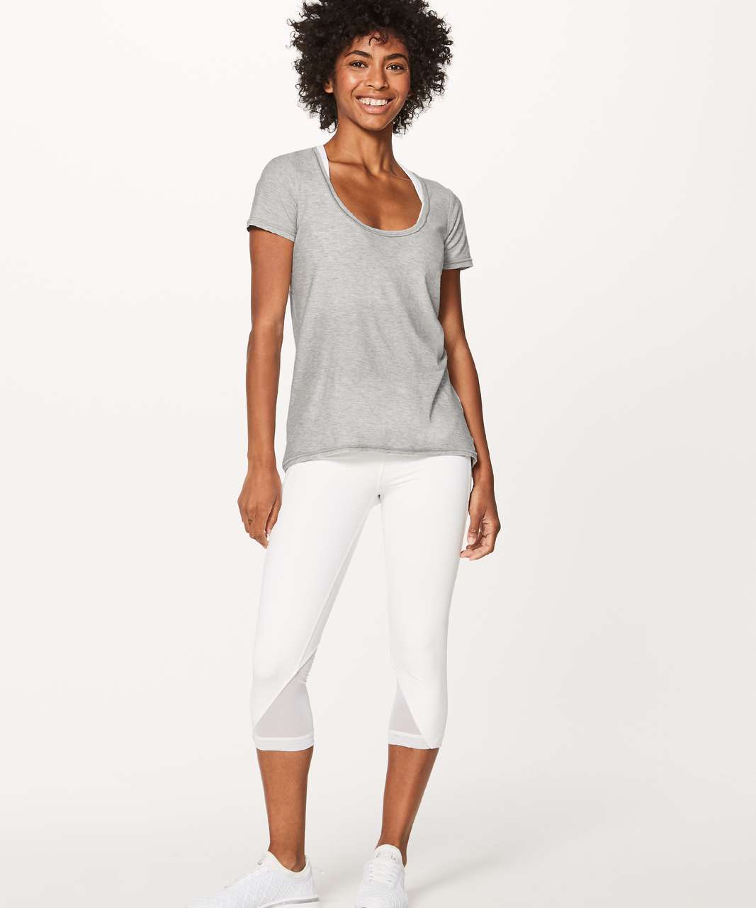 Lululemon Another Round Tee - Heathered Vapor