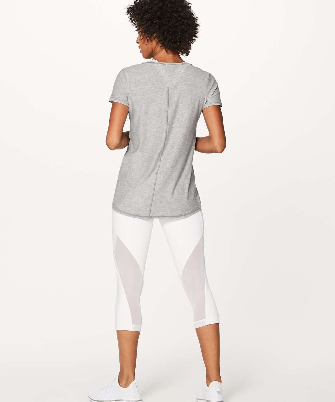 Lululemon Another Round Tee - Heathered Vapor