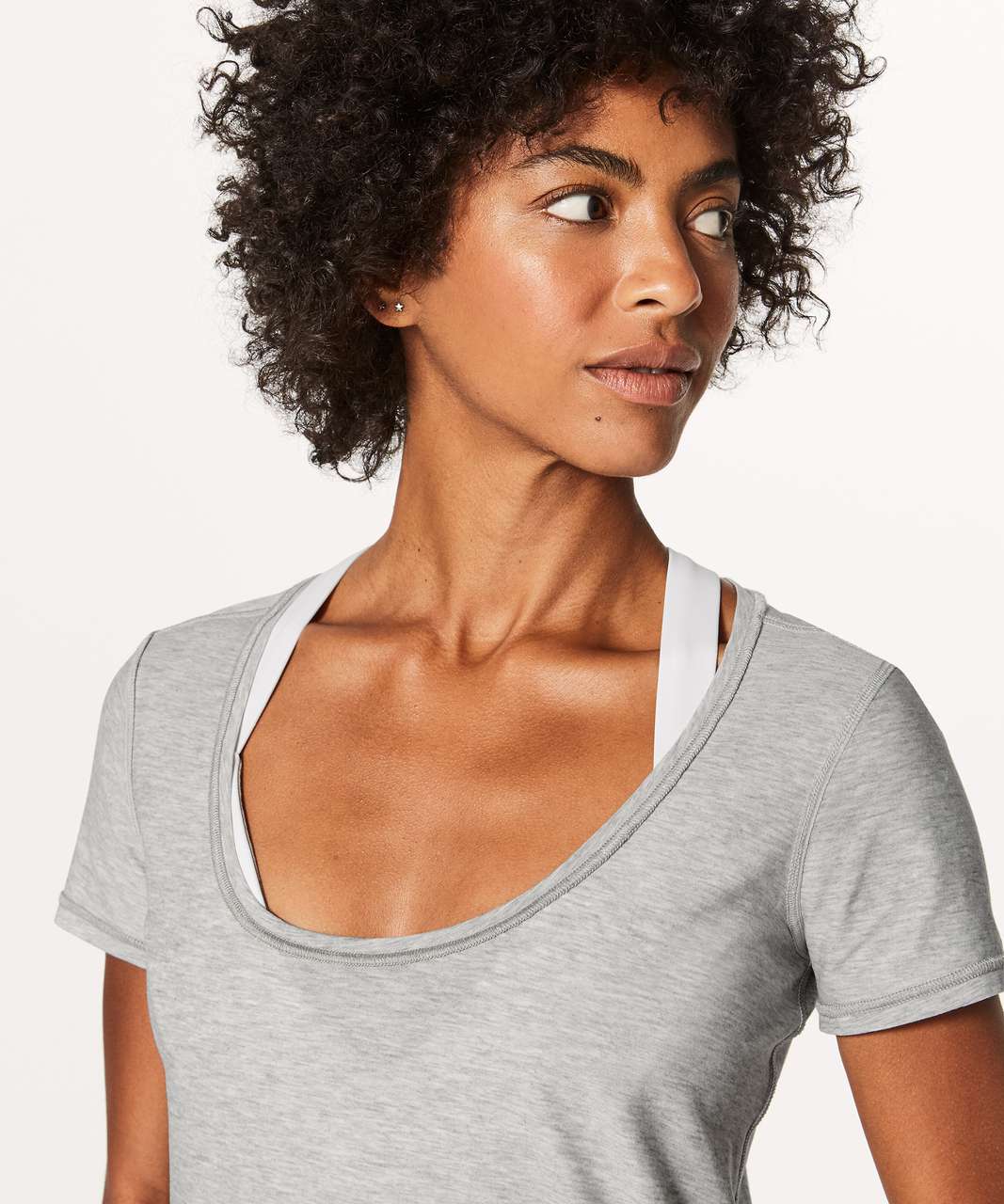 Lululemon Another Round Tee - Heathered Vapor