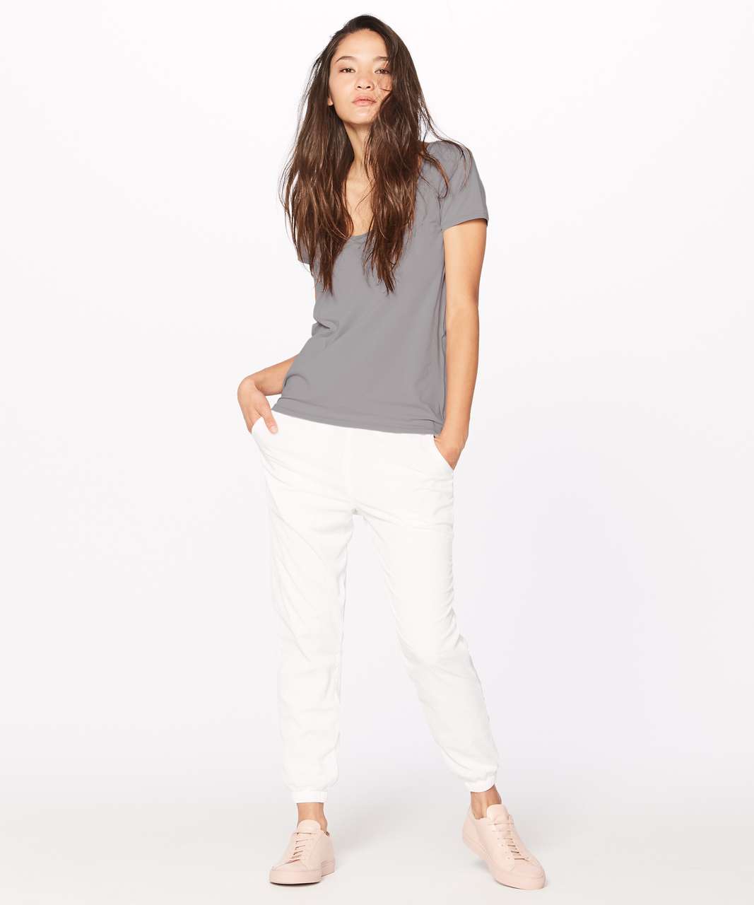 Lululemon Another Round Tee - Dark Chrome