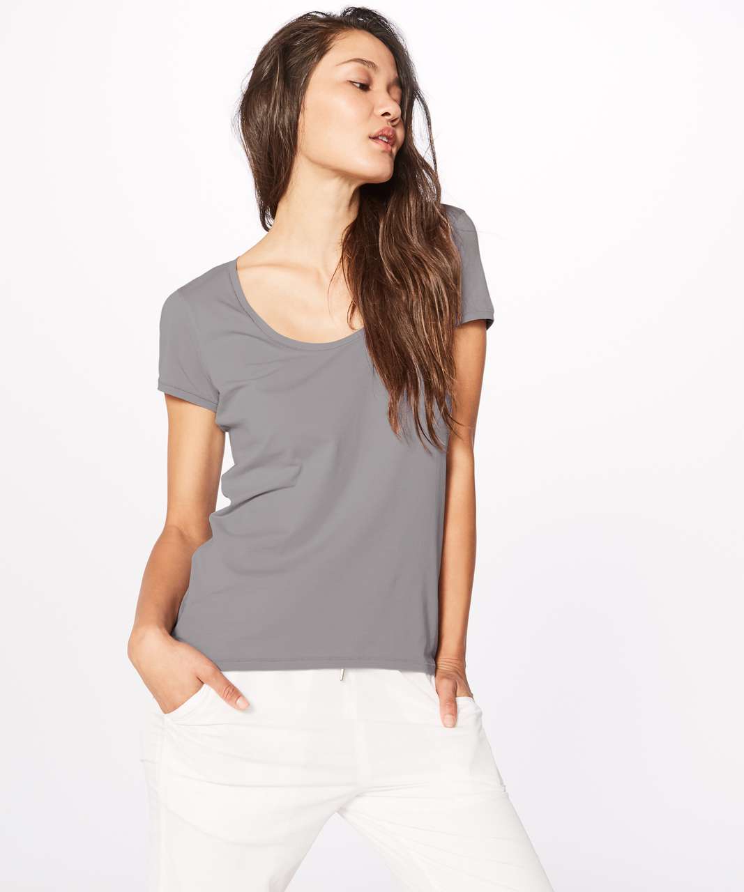 Lululemon Another Round Tee - Dark Chrome