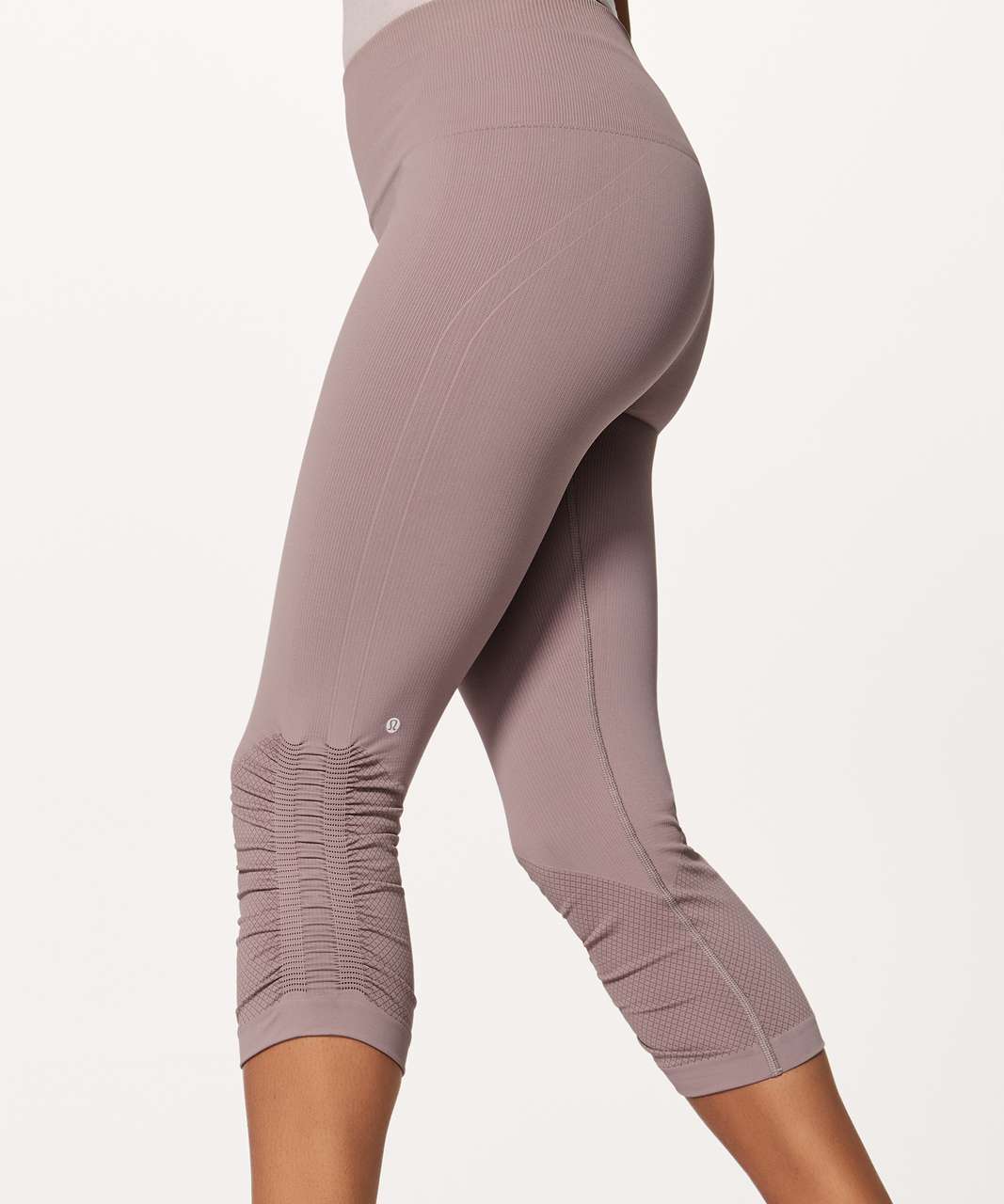 Lululemon Awakening Crop *Taryn Toomey Collection 17 - Misty Mauve - lulu  fanatics