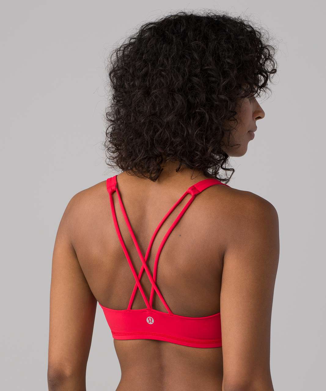 red sports bra lululemon