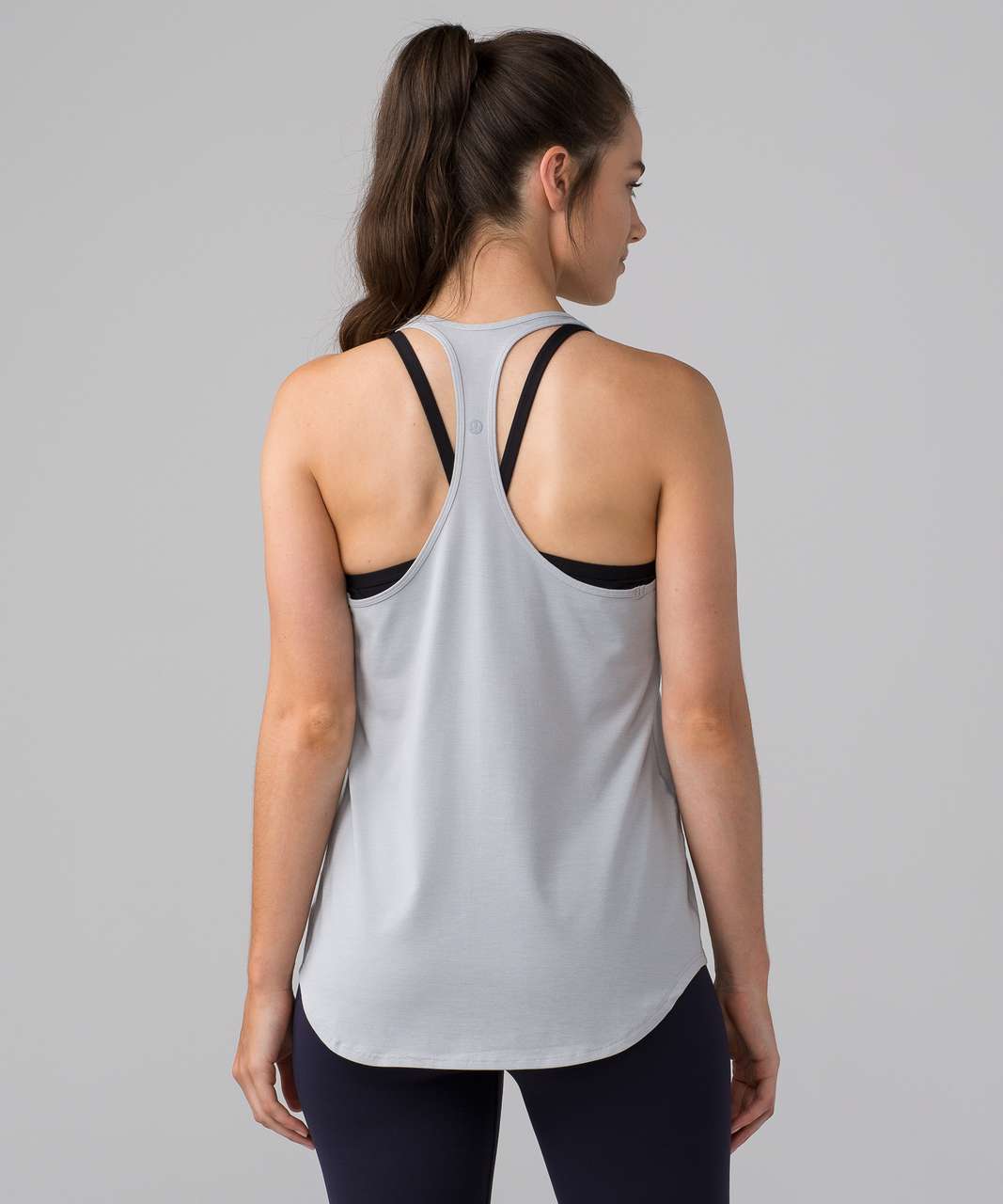 LULULEMON Tank Sz. 6, Heather Gray & Animal Print, Looks Like 2 Tops! -  clothing & accessories - by owner - apparel