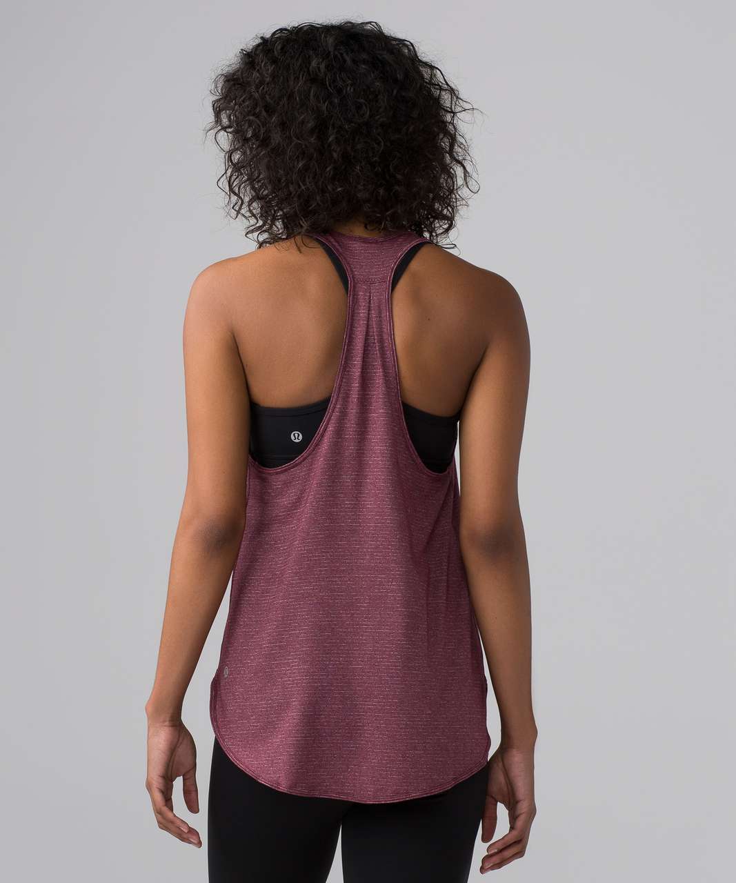 Lululemon 105 Singlet - Heathered Bordeaux Drama