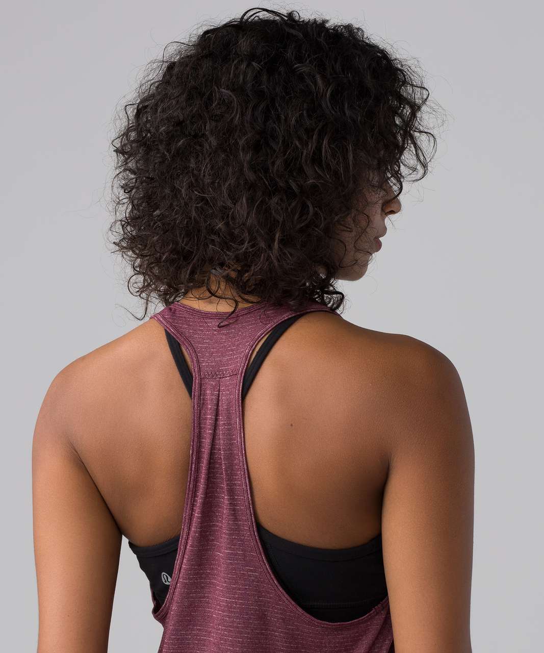 Lululemon 105 Singlet - Heathered Bordeaux Drama