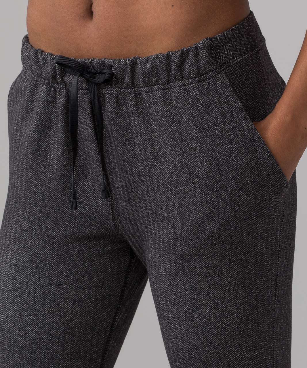 Lululemon Jet Crop (Slim) (Luon 19) - Heathered Herringbone